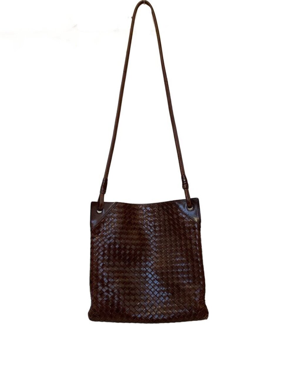 BOTTEGA VENETA Shoulder Bag Leather Brown